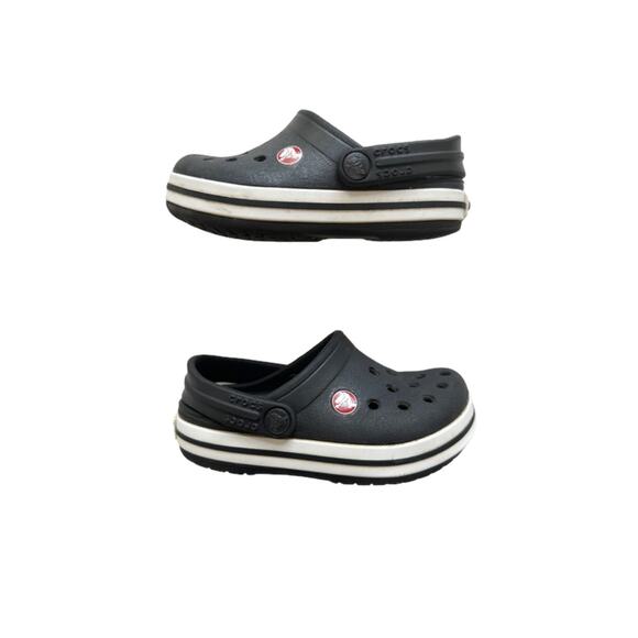 Crocs Black Crocband Clogs Size 7 - Picture 3 of 6